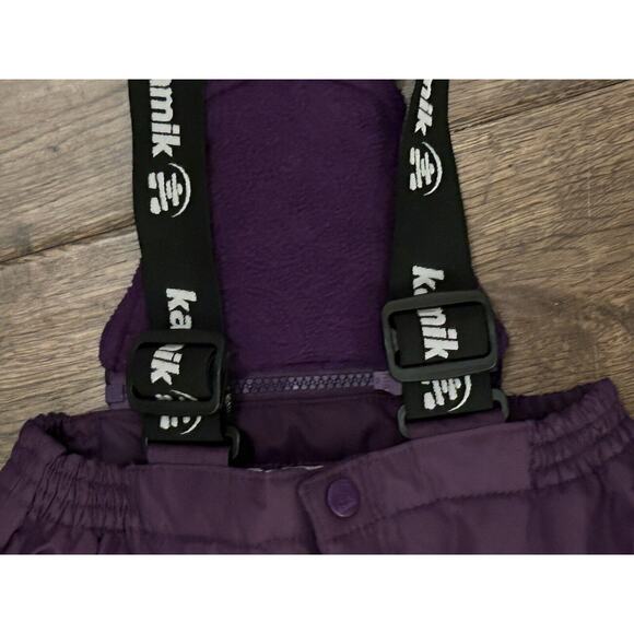 Kamik Kids Purple Snow Pants - Picture 2 of 10